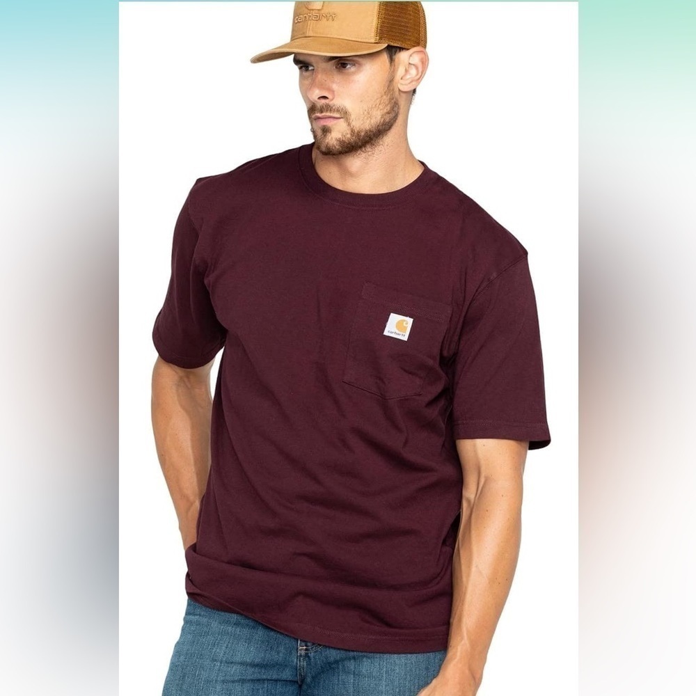 Carhartt Men's Loose Fit Heavyweight Short-Sleeve Pocket T-Shirt L NEW